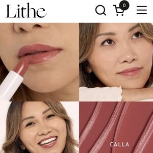 Lithe Nourish & Glow Lipstick In The Color: Calla NEW/Sealed